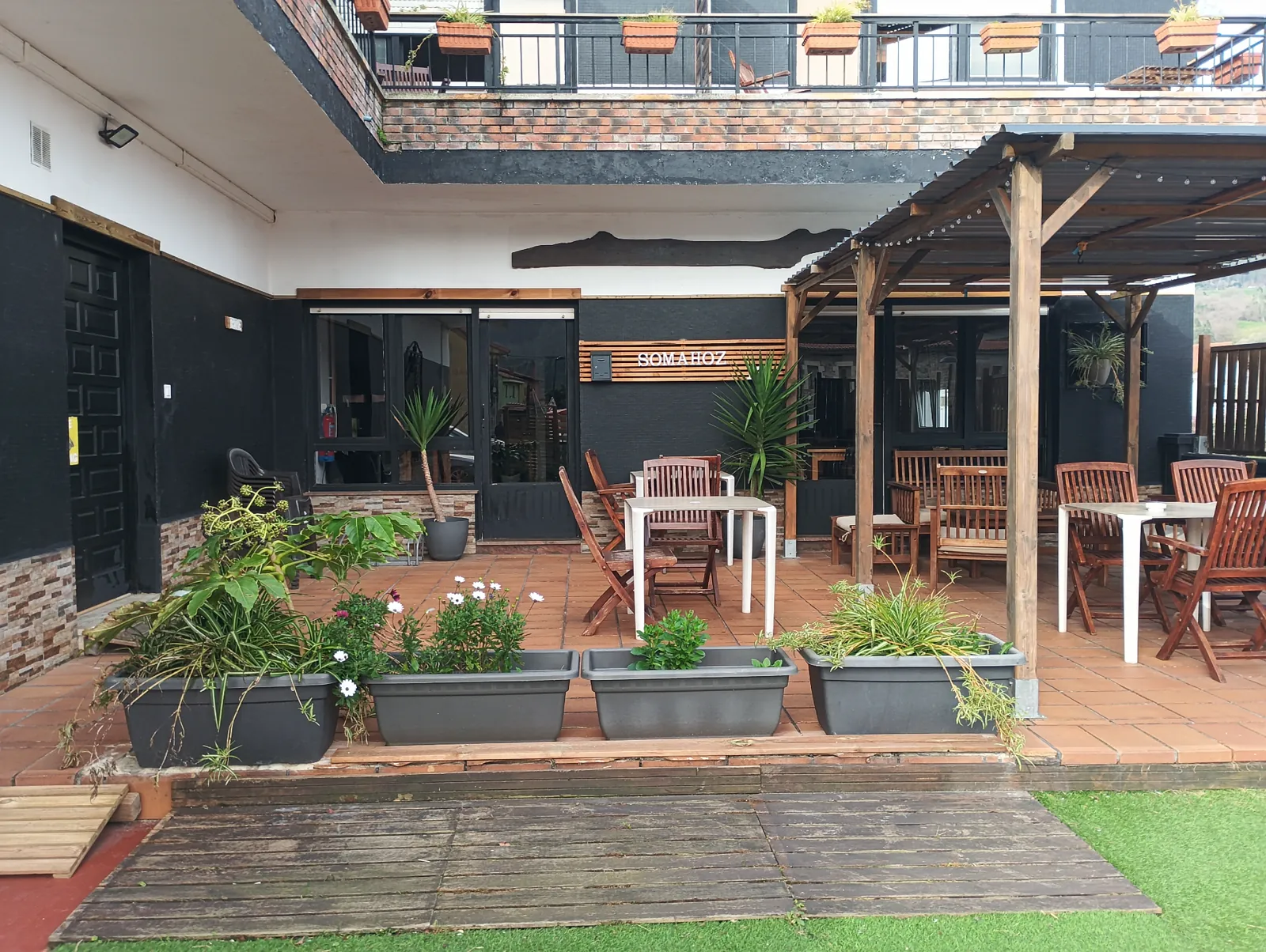 Exterior del hostel