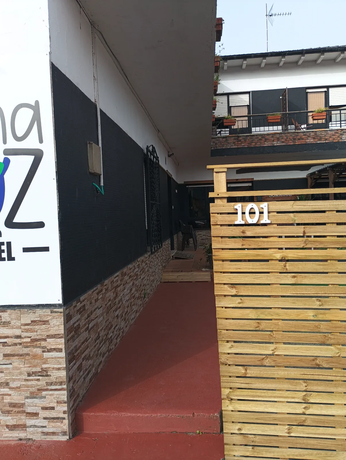 Acceso al hostel